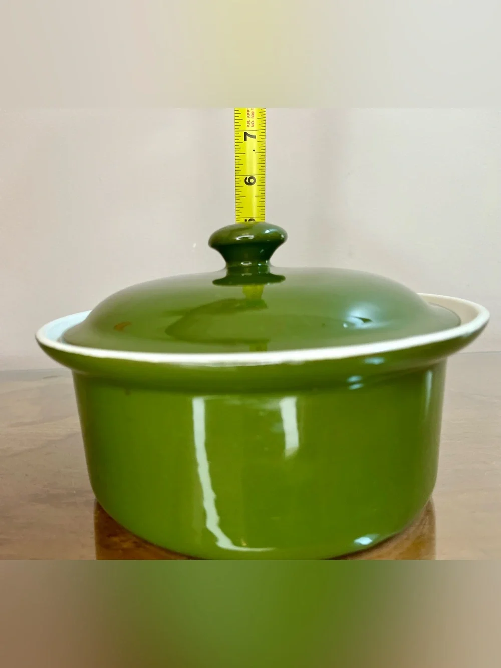 Vintage Hall Casserole w/Vented Lid, Forest Green, 7-1/2” Round, #67
